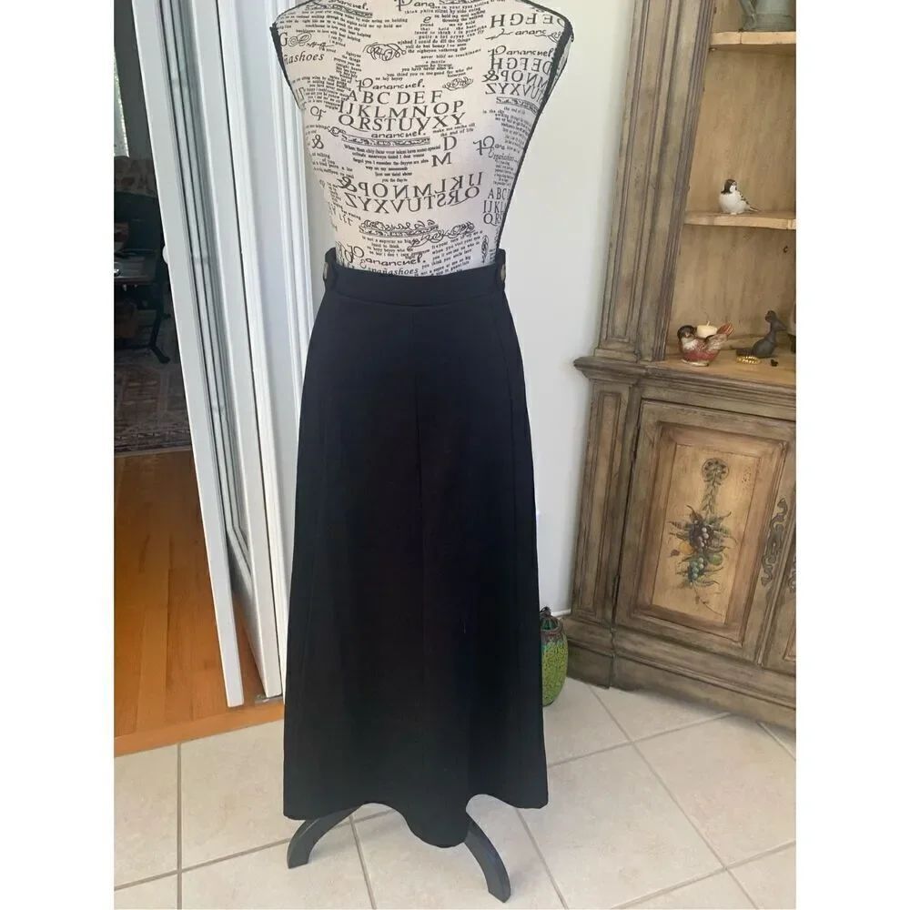 Christopher & Banks Black Stretch Maxi Skirt NWT